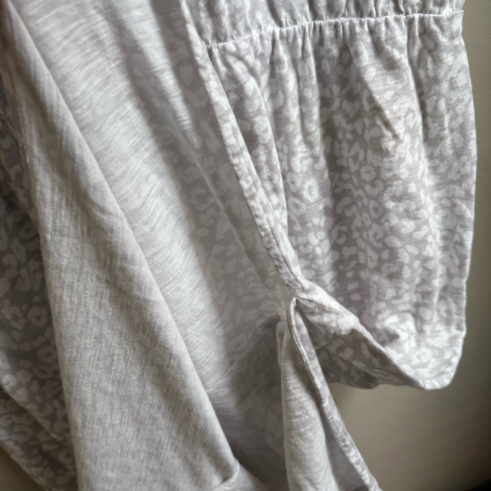 Old Navy White & Gray Animal Print 100% cotton Midi Dress XXL - Picture 6 of 11